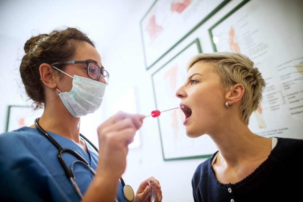 esperar teste de gripe