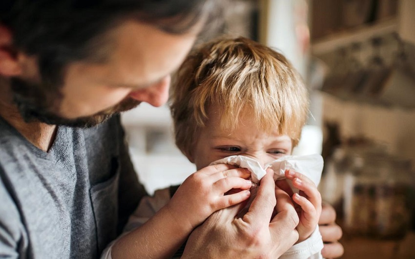 o que devo fazer se meu filho tiver gripe